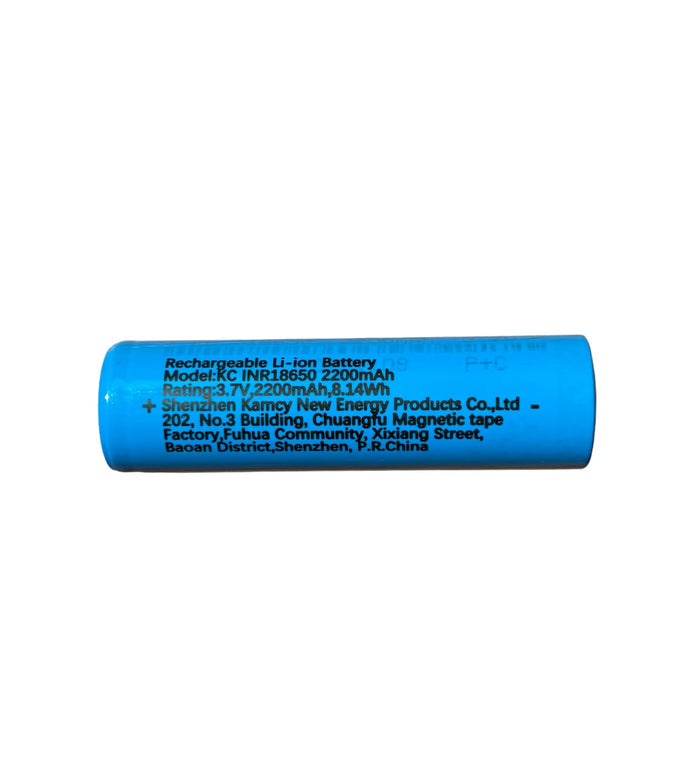 Batterie 18650 2200 mAh 3.7V sans plug - Lumihome