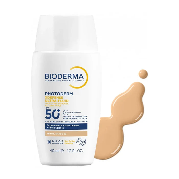 Bioderma Photoderm Xdefense Ultra Fluid SPF 50+ Tinted Sunscreen Shade 02 40Ml