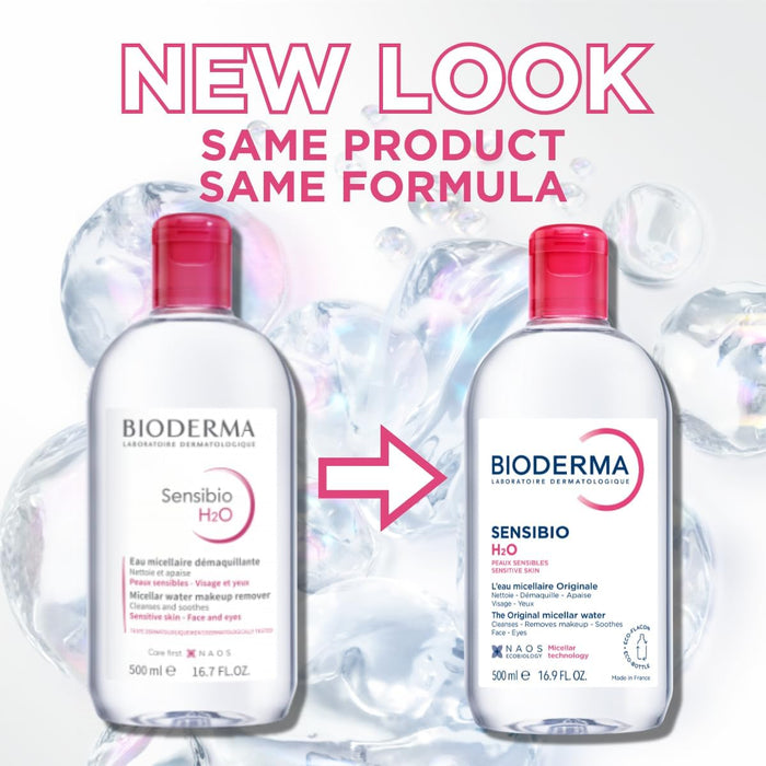 Bioderma Sensibio H2O Micellar Water Makeup Remover 250Ml
