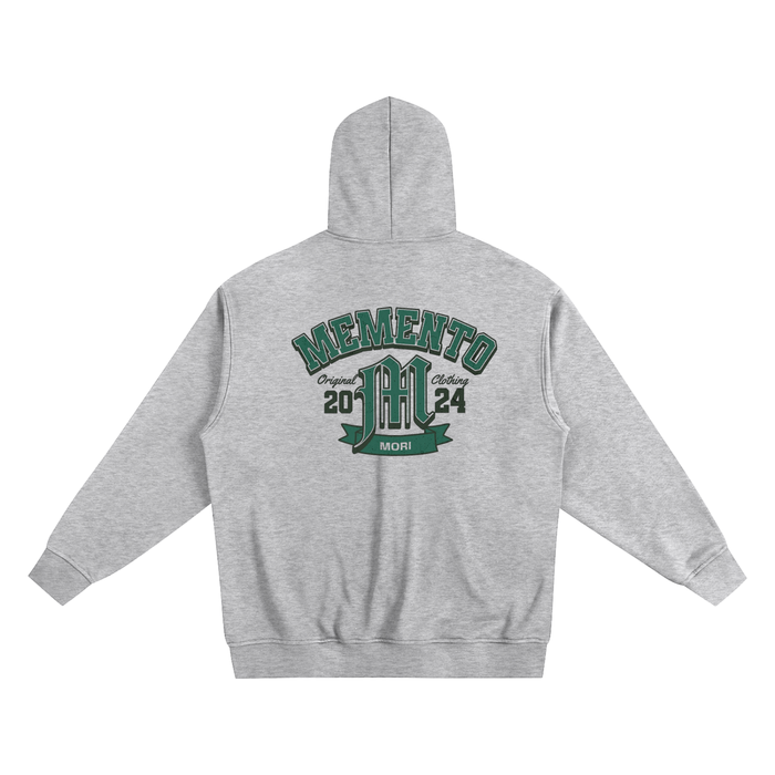 College Zip-up Hoodie - Memento Mori Clothing