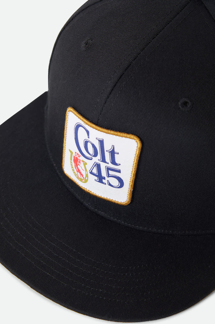 Unisex Colt 45 X Brixton Snapback in the color Black - Additional Laydown image