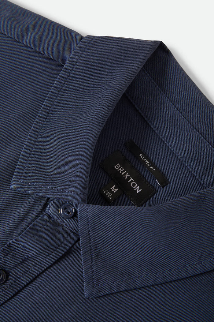 Men's Cooling Comfort Short Sleeve Shirt in the color Midnight Navy - Additional Laydown image