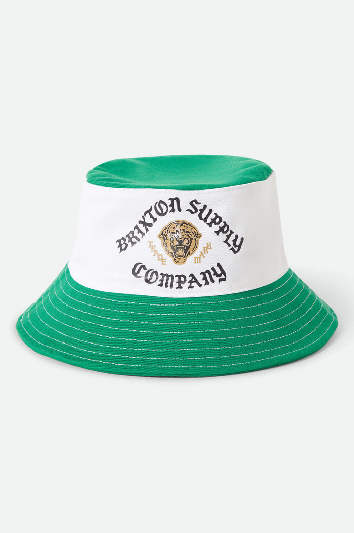 Unisex Eldon Packable Bucket Hat in the color Green/Off White Morado - Additional Laydown image