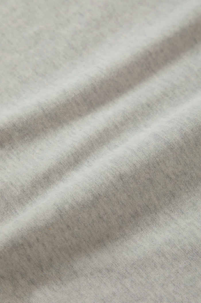 Men's Embroidered Heavyweight S/S Pocket T-Shirt in the color Heather Grey Ash - Additional Laydown image