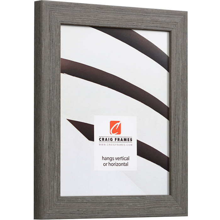 Farmhouse Essentials 1.25", Charcoal Gray Matted Picture Frame