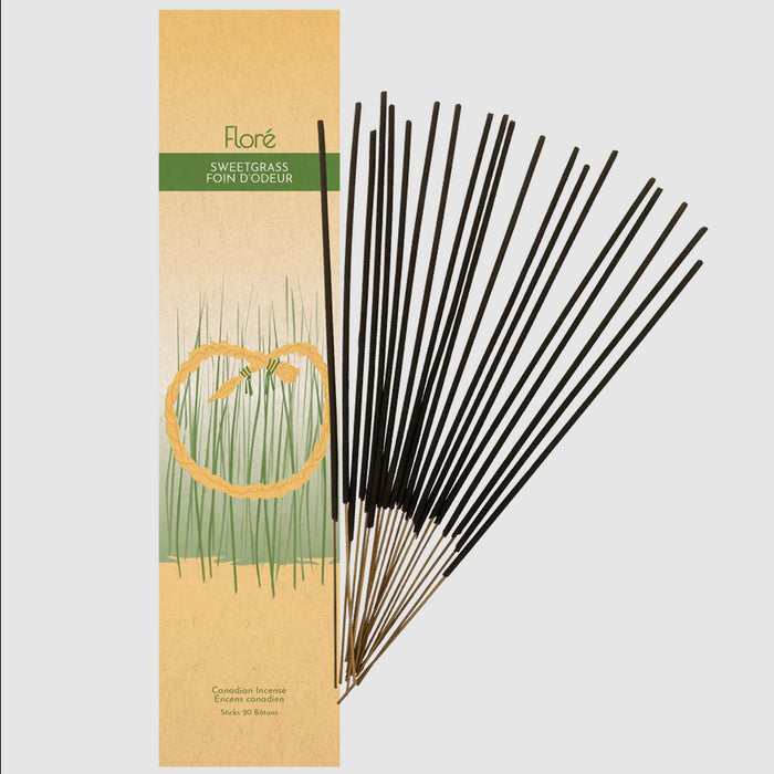 Flore Sweetgrass Incense Sticks