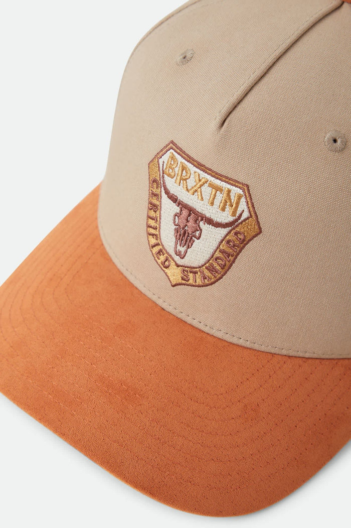 Unisex Fraser Snapback in the color Olive Stone - Additional Laydown image