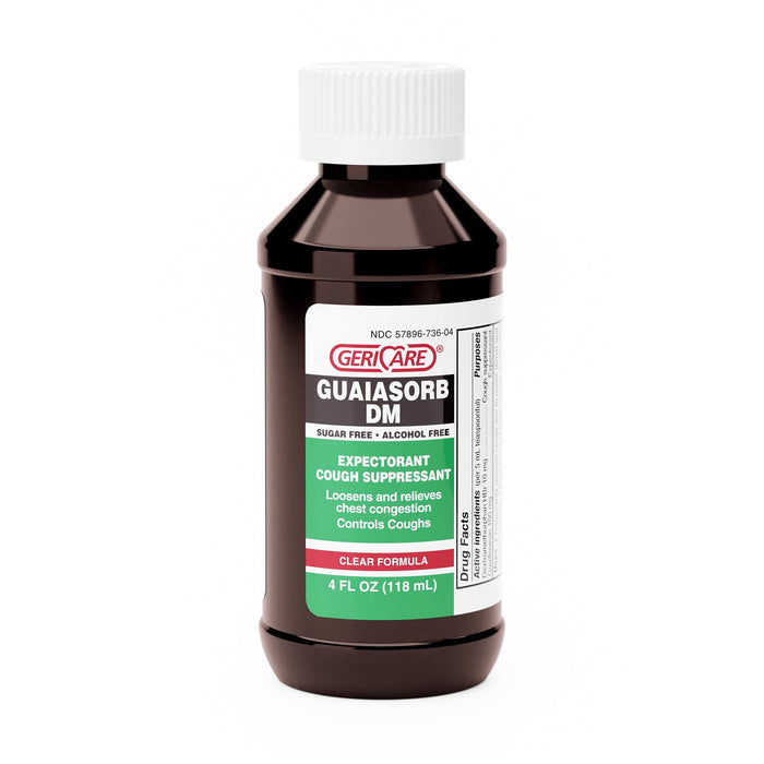 GeriCare Guaiasorb DM Expectorant & Cough Suppressant - Q755-04-GCP - LL Medico
