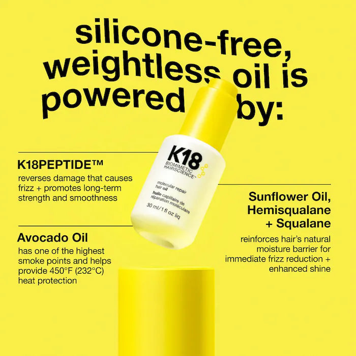 K18 Molecular Repair Hair Oil 30Ml