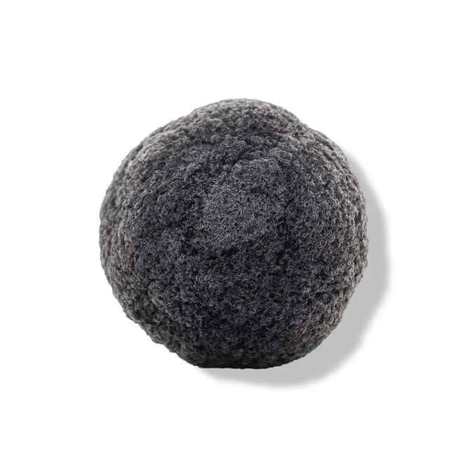 Konjac Charcoal Sponge: 100% pure, natural detoxifying and exfoliating skincare tool for soft skin.