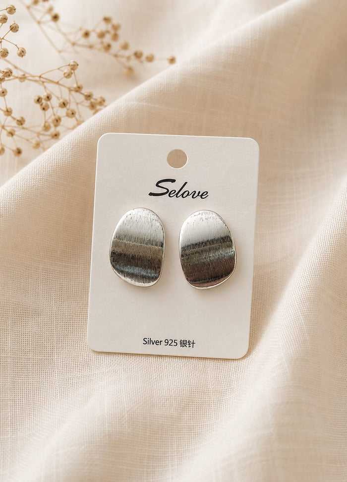 Korean Trendy Stud Earrings Combo for Women | Minimal, Retro & Pastel Designs (Combo of 4)