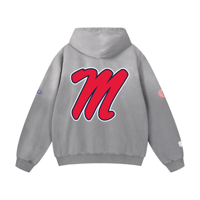 Marysville Heavyweight Sunfade Oversized Hoodie - Memento Mori Clothing