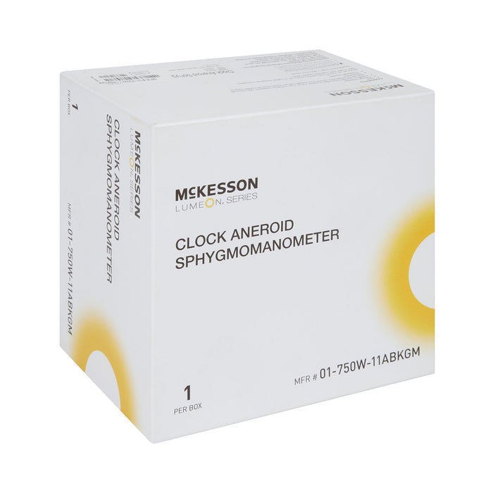 McKesson Aneroid Sphygmomanometer, Adult Cuff, Wall Mount - 01-750W-11ABKGM-Single - LL Medico