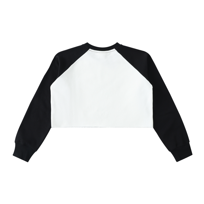 Memento World Tour Raglan Crop Sweatshirt - Memento Mori Clothing