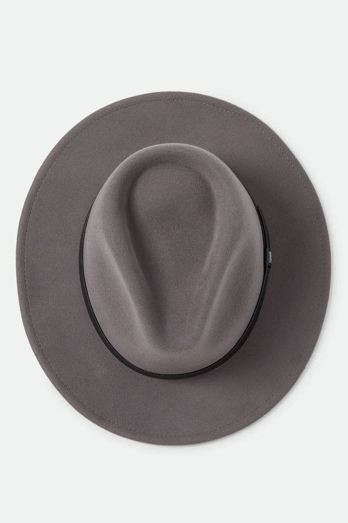 Unisex Messer Fedora in the color Grey/Grey - Additional Laydown image
