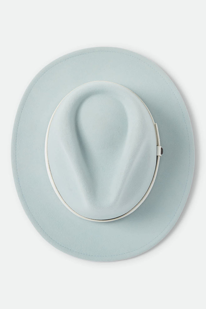 Unisex Messer Fedora in the color Seagrass/Whitecap - Additional Laydown image