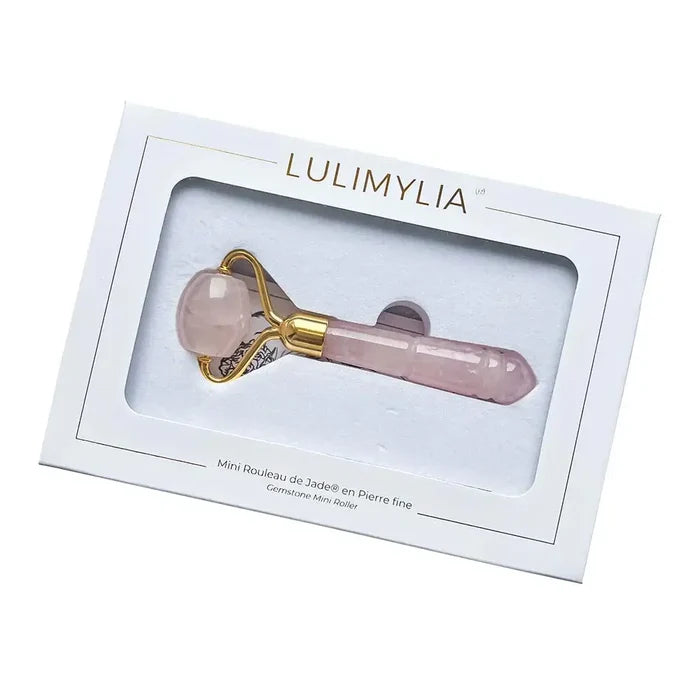 Mini Anti Aging Travel Jade Roller - Pink Quartz