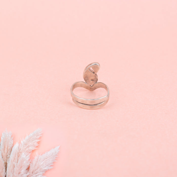 Moh Peacock Kundan Shaahi Ring