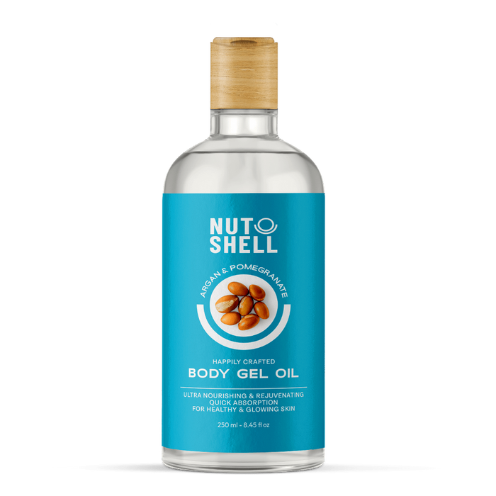 NutShell Argan & Pomengerate Body Gel Oil 250Ml