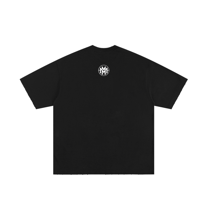 OVER IT Heavyweight Hand-frayed T-Shirt