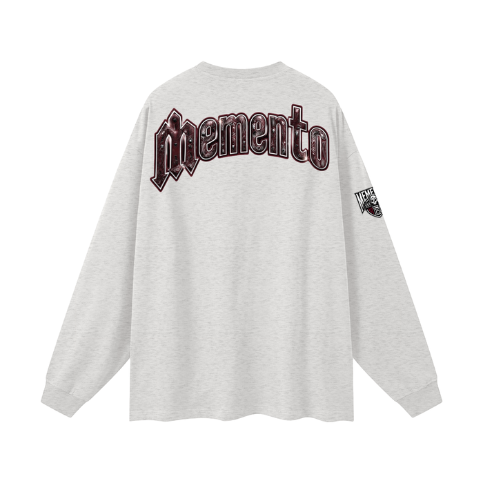 Oversized Unisex Long Sleeve T-Shirt - Memento Mori Clothing