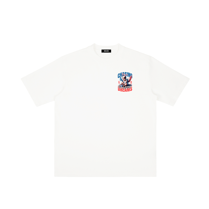 Paper Chasing Vintage Wash Drop Shoulder T-shirt - Memento Mori Clothing