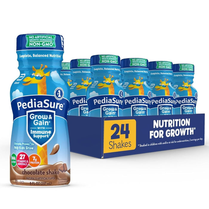 PediaSure Grow & Gain Kids' Nutrition Shake, Vanilla, 8 oz - 67533-Case - LL Medico