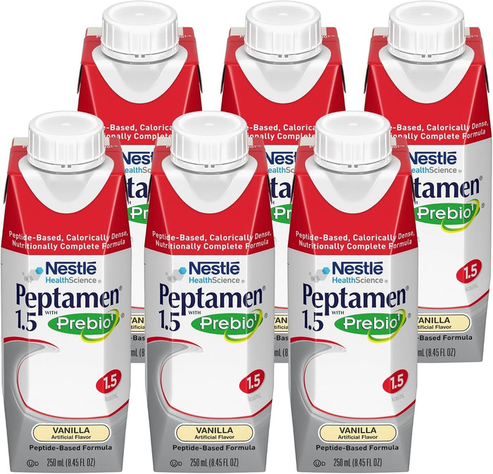 Peptamen 1.5 with Prebio1 Oral Supplement, Vanilla, 250 mL - 10043900349586-Single - LL Medico