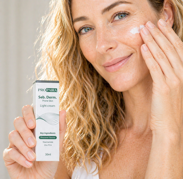 Seb. Derm. Light Cream 30ml by Propaira - packaging and details - moisturiser