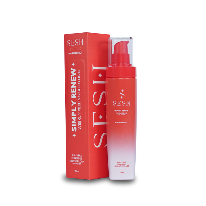 Sesh Simply Renew Weekly Peeling solution 150Ml