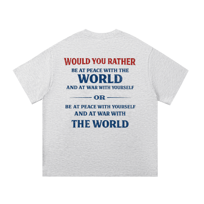War Essential Cotton T-Shirt - Memento Mori Clothing