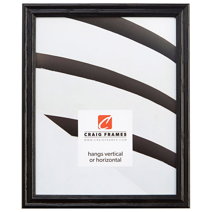 Wiltshire 200 .75", 20x20 Ebony Black Picture Frame