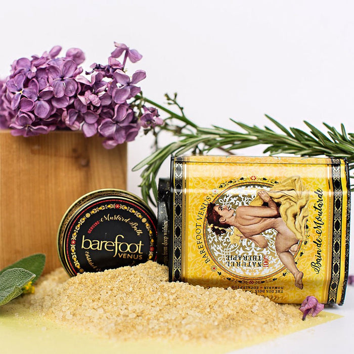 100% Natural Mustard Bath Soak - Tin