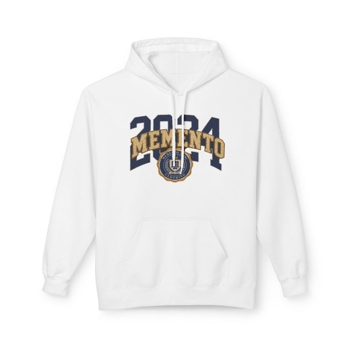 2024 Memento Hoodie — Retro Varsity Graduation Pullover