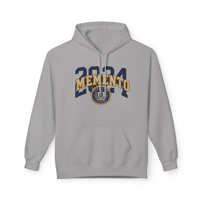2024 Memento Hoodie — Retro Varsity Graduation Pullover