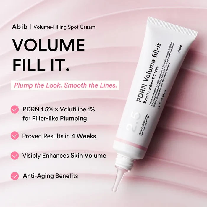 Abib PDRN Volume Fill-it Booster Crème 2.5 Tube 30Ml