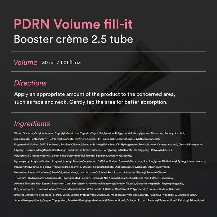 Abib PDRN Volume Fill-it Booster Crème 2.5 Tube 30Ml