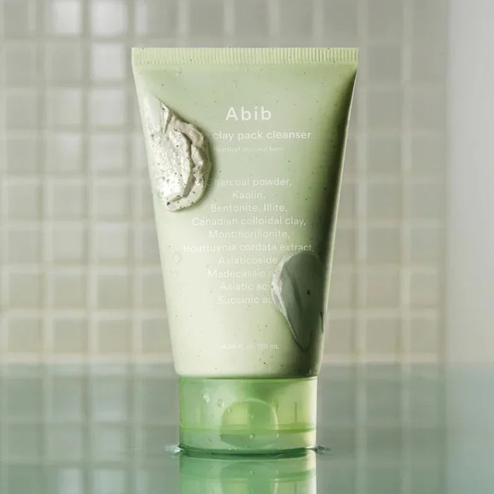 [Abib] Pore Clay Pack Cleanser Heartleaf Charcoal Foam 120ml - Ballagrio