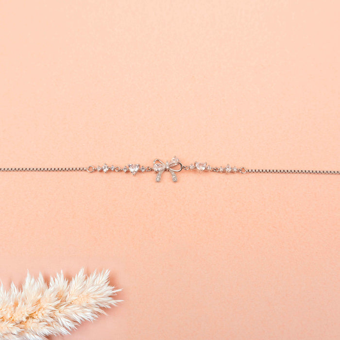 Adya Delicate Bow Anklet