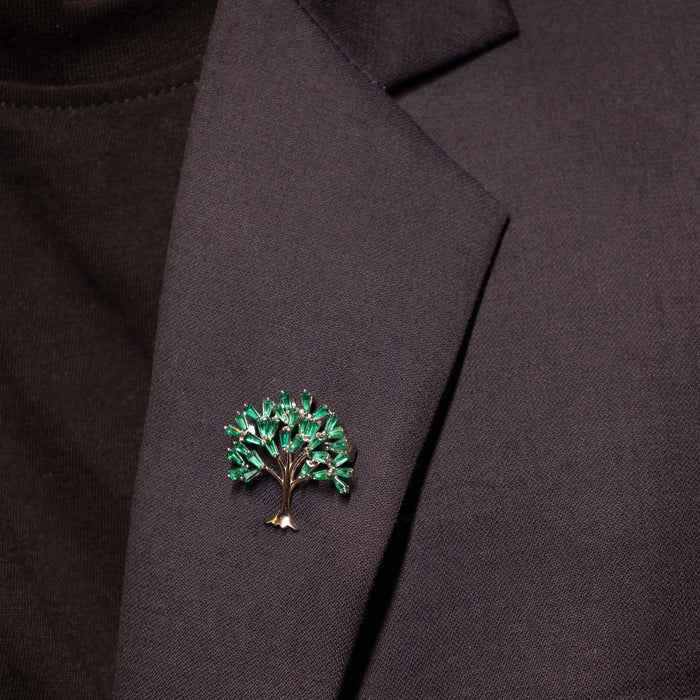 Adya Green Kalpavraksh Brooch cum Pendant