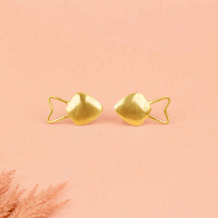 Adya Mini Aqua Fish Earrings