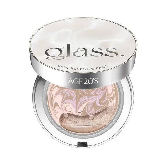 [AGE20's] Glass Skin Essence Pact Glow with Refill (2 Colors) SPF 50+ PA++++ 12.5g*2EA - Ballagrio