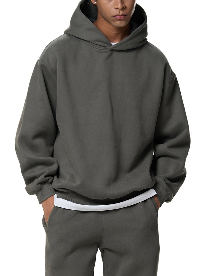 ALI Fleeced Boxy Hoodie - Memento Mori Clothing