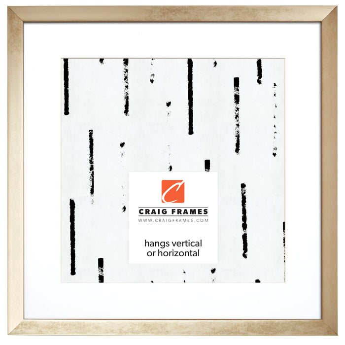 Alloy .75", Gold Matted Picture Frame
