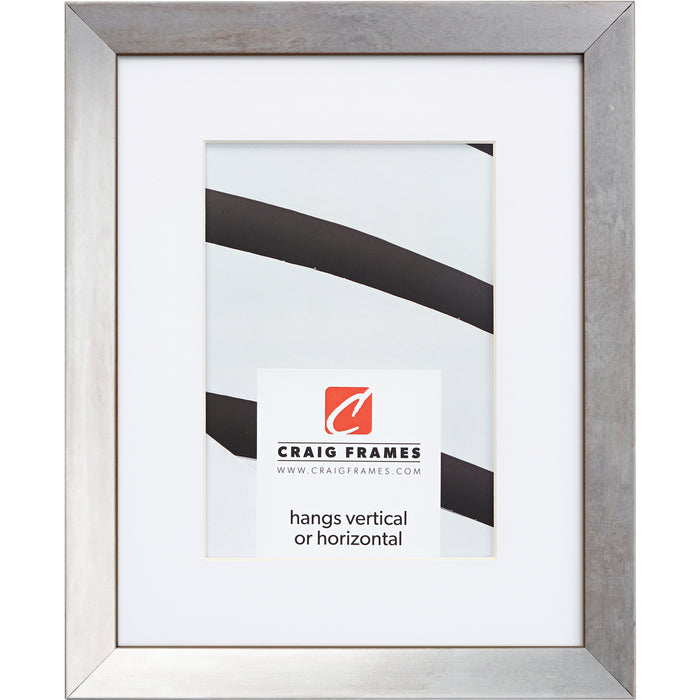 Alloy .75", Nickel Matted Picture Frame