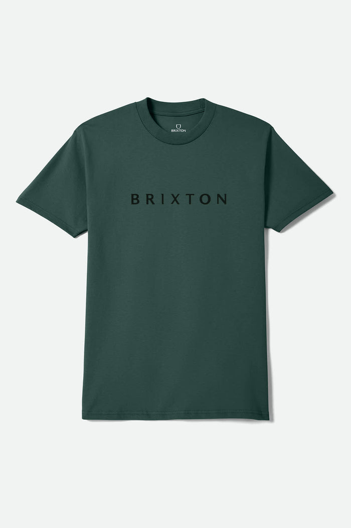 Men's Alpha Line Standard T-Shirt in the color Forest Green - Front Product View