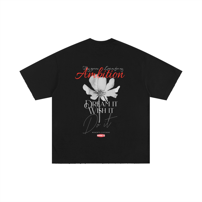 Ambition Heavyweight Hand-frayed T-Shirt - Memento Mori Clothing