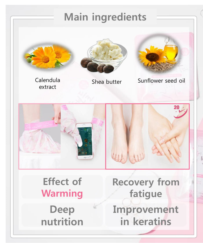 Angellooka Daily Spa Moisture Hand Mask | GlamTouch UK