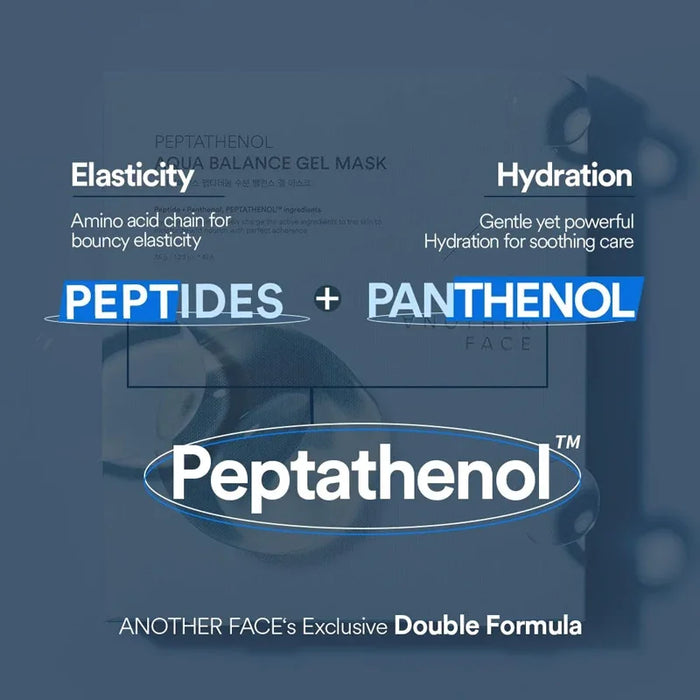 [ANOTHER FACE] Peptathenol Aqua Balance Gel Mask 35g*4EA - Ballagrio