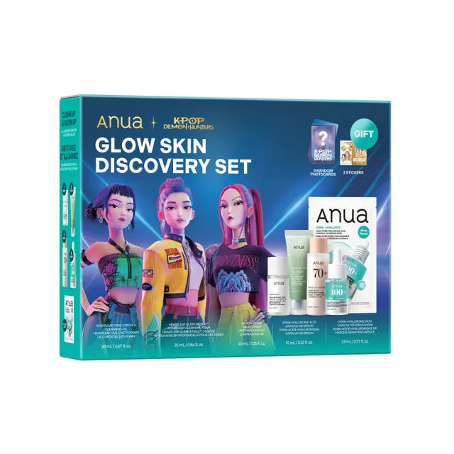 [Anua] Glow Skin Discovery Set (KPop Demon Hunters Edition)